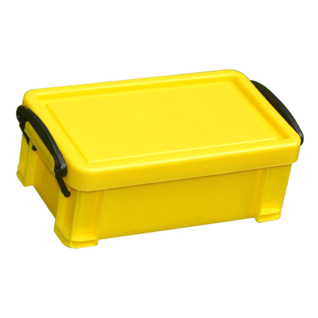 Yellow Кухня Хранение продуктов высокое качество 0.5L защелка для коробки красочные с крышкой еда герметичный контейнер корзина Чехол игрушка герметичный ящик для хранения - Цвет: Yellow