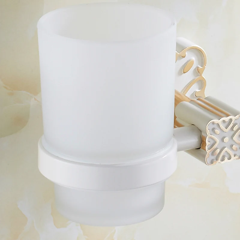 Flg Алюминий Зубные пасты чашка настенное крепление Аксессуары для ванной комнаты