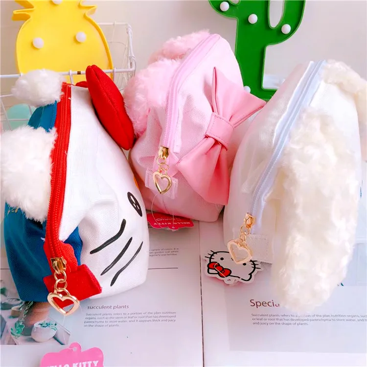 Мультфильм Япония hello kitty My Melody Cinnamoroll Собака косметические сумки милые дорожные сумки для хранения девушка макияж сумки пенал подарки
