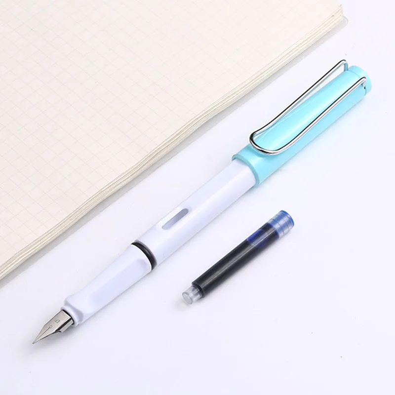 Горячая Распродажа перьевая ручка для школьников с цветными чернилами роллер из