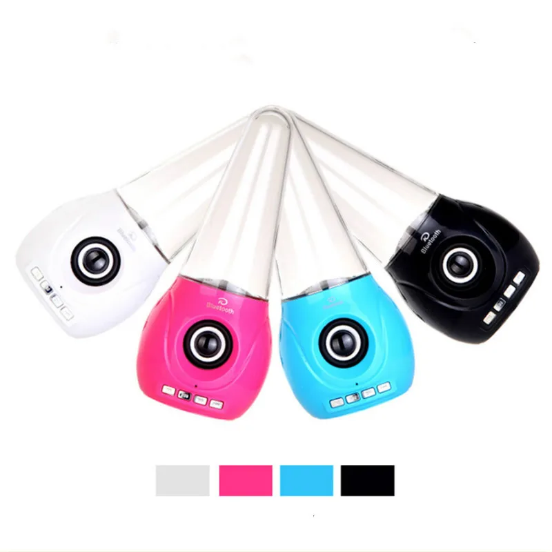 Bluetooth водный носик Aqua динамик Поддержка TF/AUX/USB Сабвуфер для Iphone Android красочный светильник фонтан для телефона аудио
