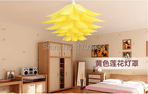 Оптовая продажа DIY современный pinecone подвесной светильник креативный lily lotus novel led