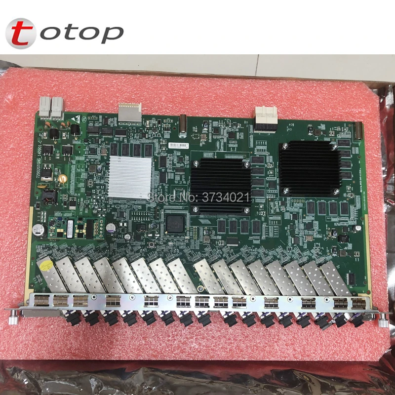 ZTE 16 портов GPON бизнес плата GTGH с C + SFP для C300 C320 OLT оригинальная