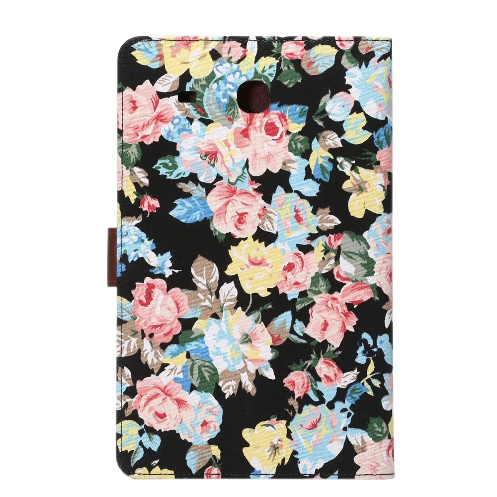Dibase Brand for TAB E T560 Case Flower Cloth+PC Wallet 9.6 inch Clasp Card Slot Stand Folio Cover | Компьютеры и офис