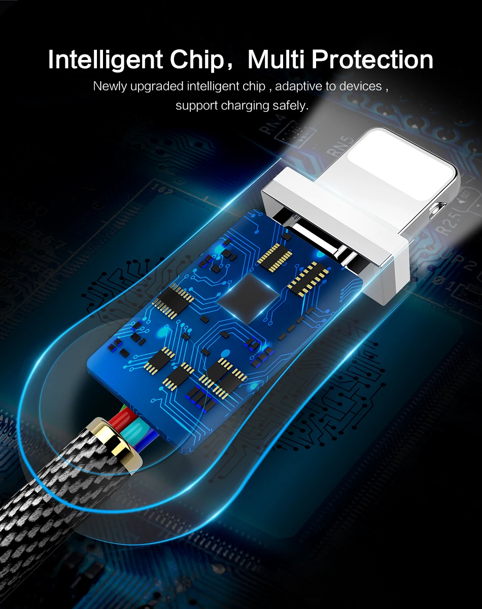 FLOVEME USB кабель из цинкового сплава для iPhone X 8 7 Plus 6 6 S 2.1A светодиодный 1 м нейлоновый плетеный кабель для iPhone X 10 5S SE быстрое зарядное устройство
