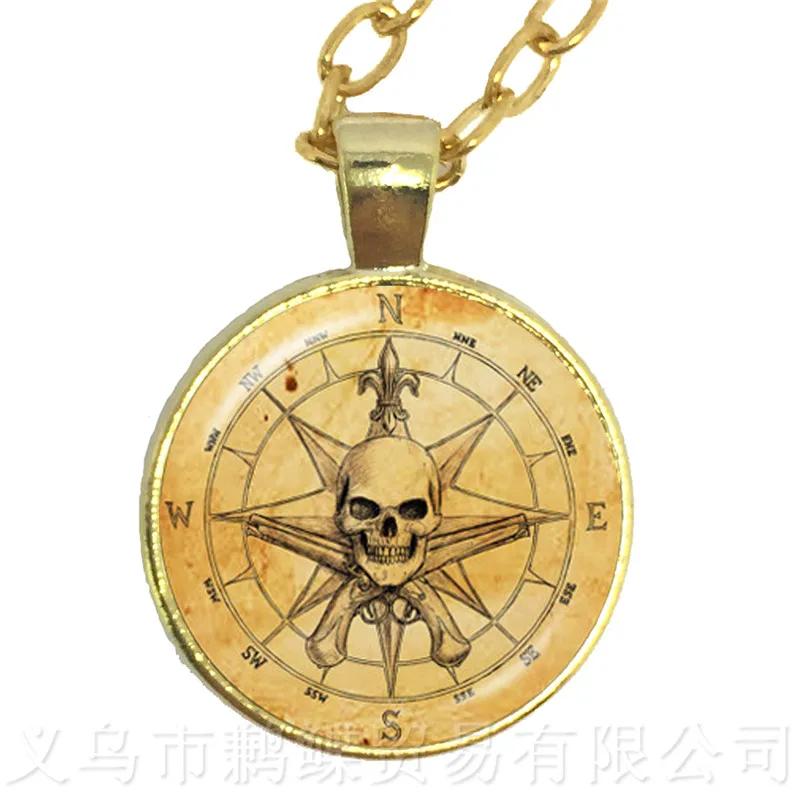 2018 новое ожерелье Компас обратно в школу подарок Выпускной идти направлении
