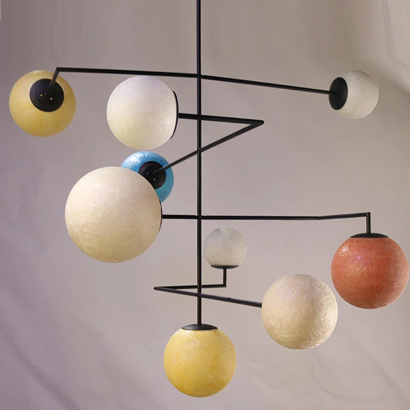 Новое поступление 2019 скандинавские постсовременные цветные полимерные круглые