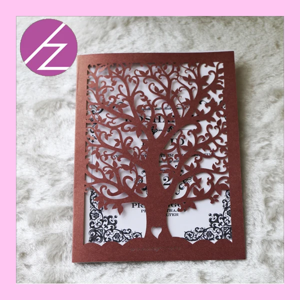 12 шт./лот Свадебные украшения сувениры полное дерево свадебные пригласительные