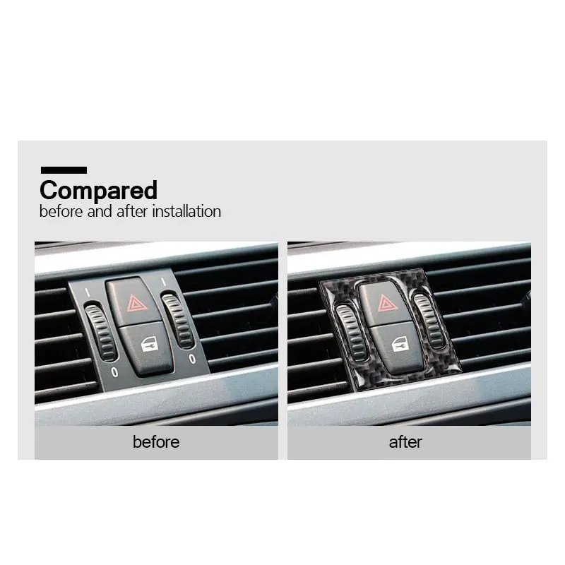 SRXTZM для BMW E60 2004 2010 5 серия углеродное волокно внутренняя отделка центральный