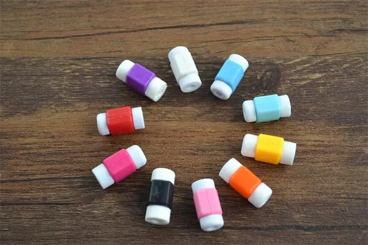 Новая Мода 500 Шт. USB Кабель для Передачи Данных Линии Протектора Противовзломная
