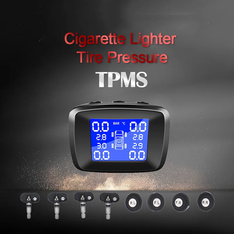 TPMS умная автомобильная система контроля давления в шинах прикуриватель цифровой