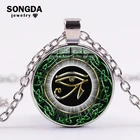 Винтажное ожерелье SONGDA в новом стиле глаз Хора для женщин и мужчин, древний Египетский волшебный амулет, удачное ожерелье, эффектные ювелирные изделия