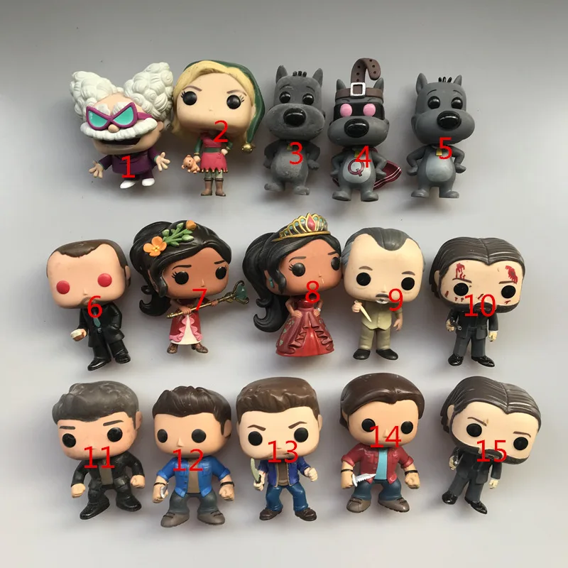 Funko pop используется Джон Вик поркчоп Даг Quaildog стекались Сверхъестественное Дин Сэм Виниловая фигурка Коллекционная модель свободная игрушка