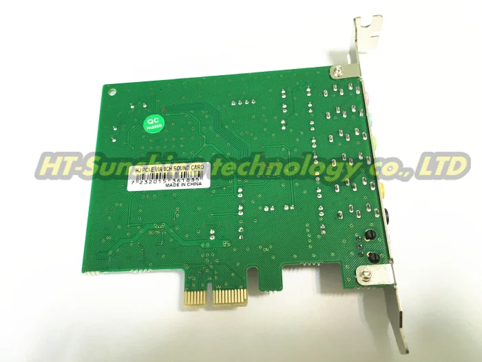 

High Quality PCI Express PCI-E 7.1 Bundle Deal 24-bit Sampling Rate 7.1 PCI-e Sound Audio Card Free shipping