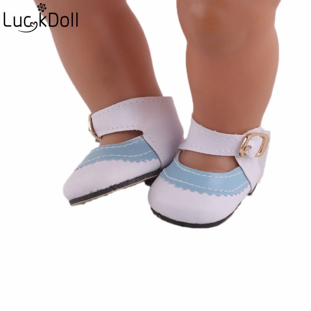 LUCKDOLL 5 видов сапог подходит 18 дюймов Американский 43 см Детские аксессуары для кукол, игрушки для девочек, поколение, подарок на день рождения