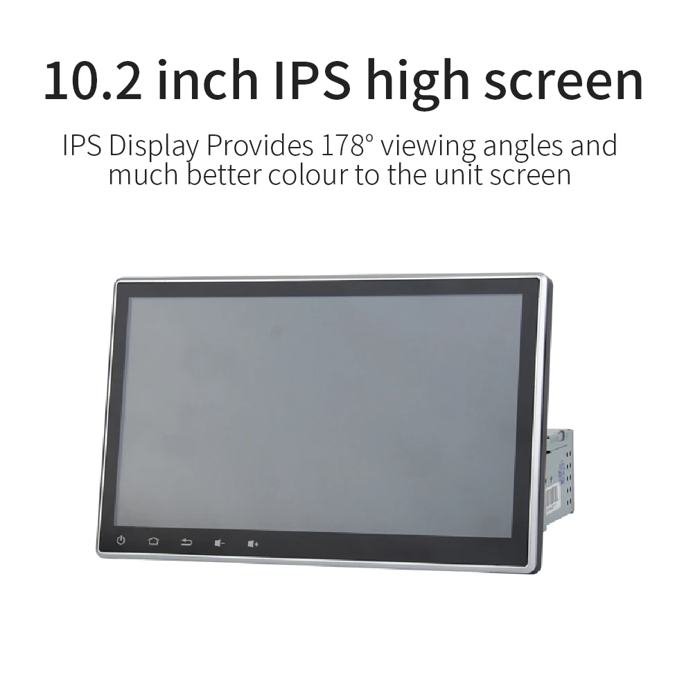 10 2 &quotУниверсальный 1 Din Android 8 0 автомобильный радиоприемник gps Регулируемый ips