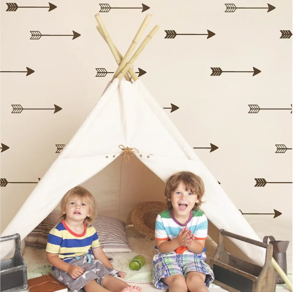 Набор из 27 стрелка наклейки племени стрела настенные виниловые фоны для детской