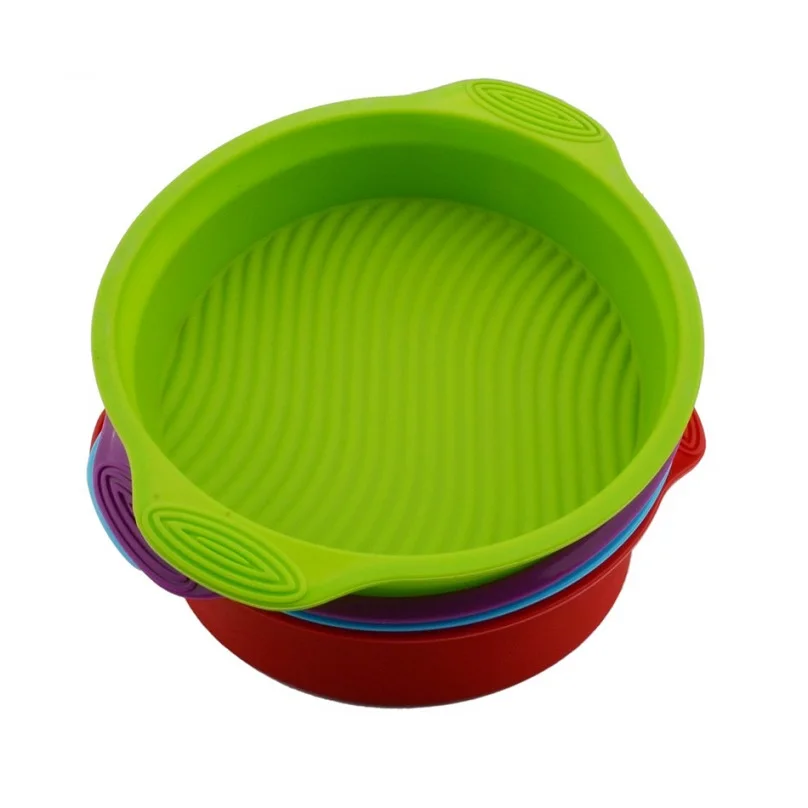 Форма для торта сковорода выпечки круглая и квадратная форма силиконовые формы