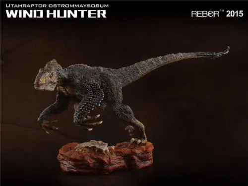Ребор утахраптор охотник на крыльев острамайсоров ПВХ 1/35 динозавр музейная