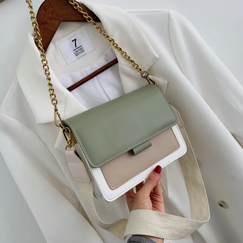 2019 женская сумка сумки с цепочкой и замком на плечо через из искусственной кожи