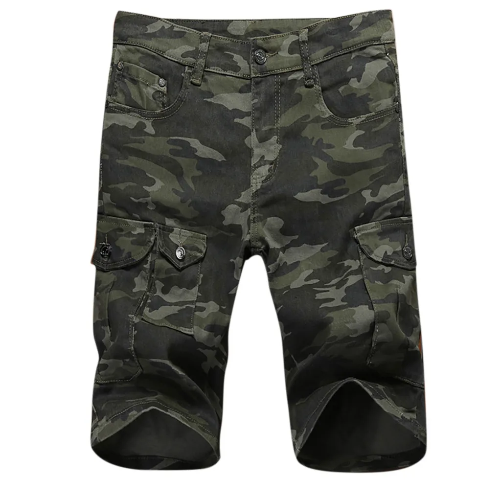 Новинка 2019 года стильные мужские летние штаны для отдыха с несколькими карманами