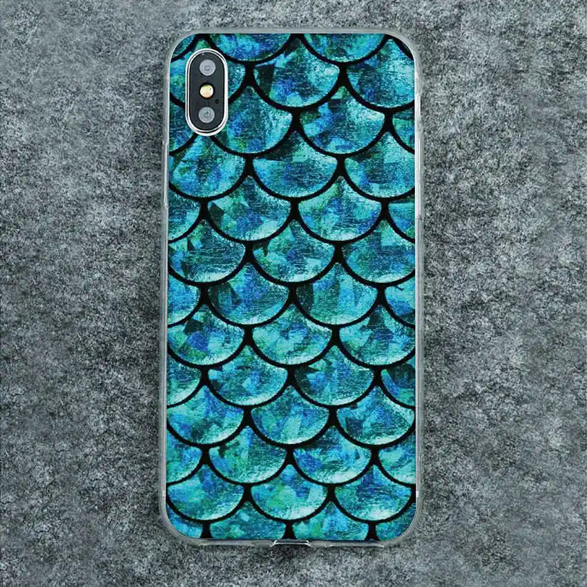 12 Чехол для Coque Motorola Moto G7 plus G5 P40 P30 one power Z4 Z3 G7 E5 G6 play Мягкий ТПУ Русалка рыбные весы роскошный чехол для телефона - Цвет: 12