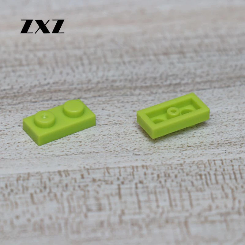 500 шт. 15 цветов DIY просветленные модели строительные блоки кирпичи 1x2 совместимая