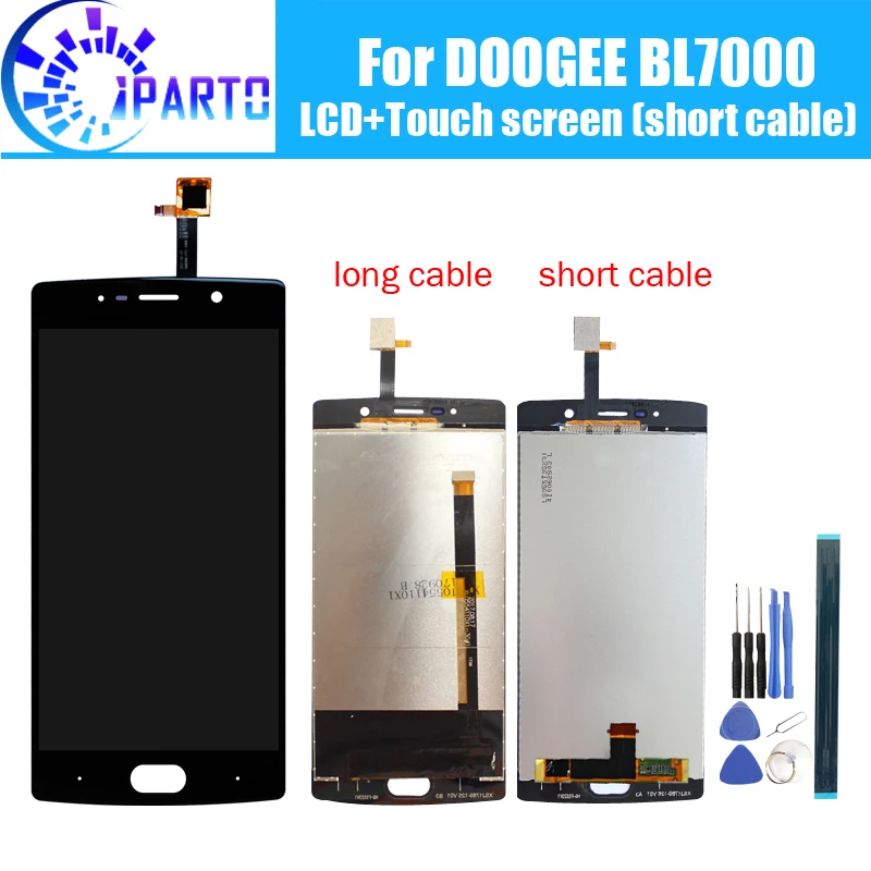 ЖК дисплей + сенсорный экран Doogee BL7000 100% оригинальный дигитайзер стеклянная