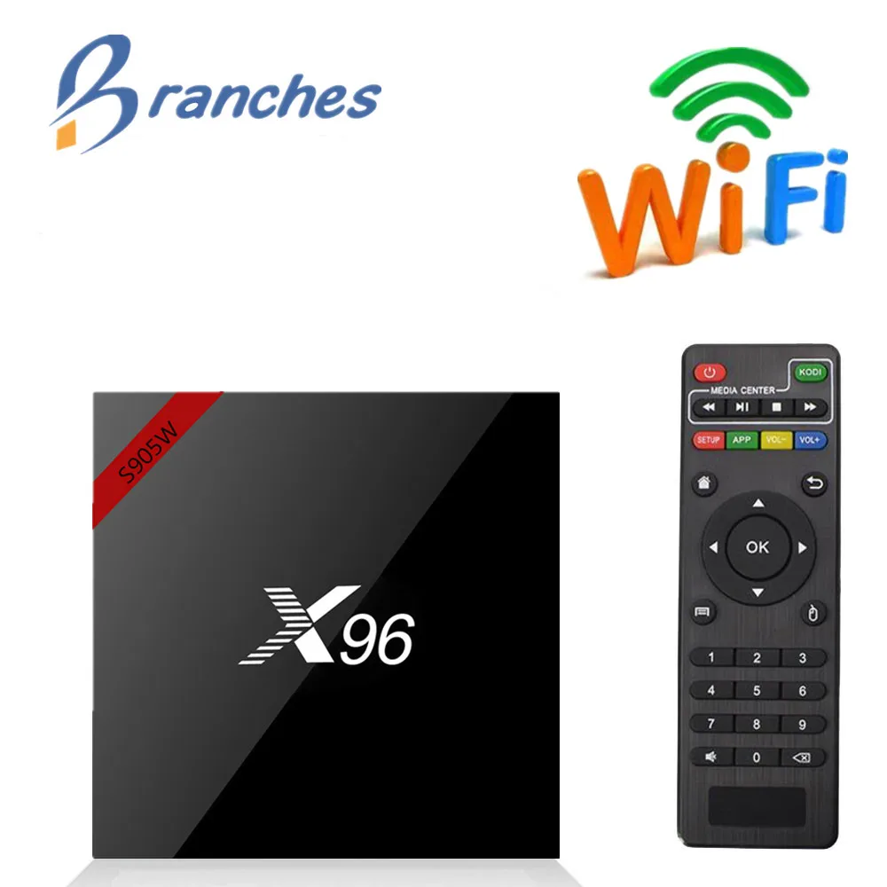 X96 W Мини Android 7 1 Смарт ТВ контейнер под элемент питания 2 ГБ/16 ГБ X 96 мини Amlogic S905W H.265