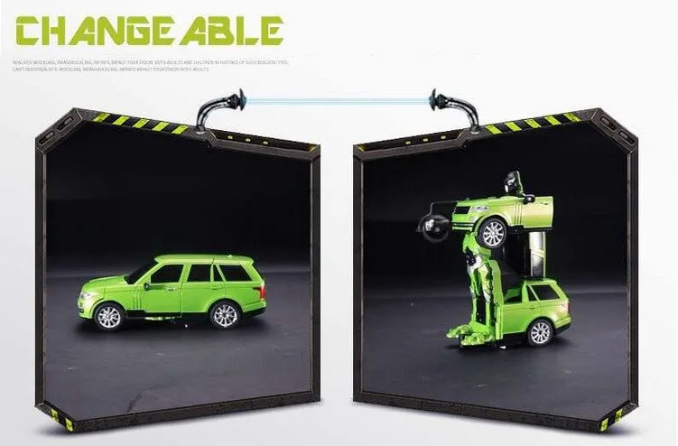 Детская usb зарядка RC автомобиль пульт дистанционного управления деформированная машина робот игрушка