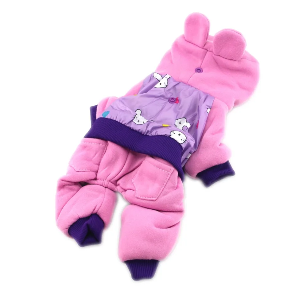 Водонепроницаемая куртка для собаки, комбинезон, зимняя одежда для домашних животных, котов, теплое флисовое пальто для щенков, пальто с капюшоном для маленьких больших домашних животных, пуховая одежда на Рождество