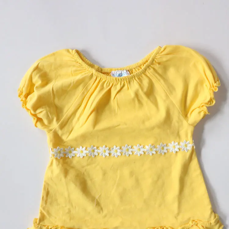 Летний комплект из 2 предметов для маленьких девочек 2019 года футболка и