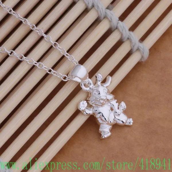 Посеребренное ожерелье, посеребренные модные ювелирные изделия, подвеска/axvajpca aeqaivxa AN019