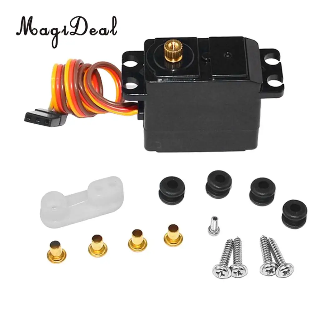 MagiDeal 1/12 1/16 RC автомобильный Серводвигатель для HPI HSP Hobao Flux MT LRP Traxxas Axial CYS Savage XS TM ZD