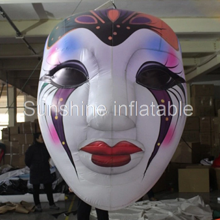 Гигантское Надувное украшение для Хэллоуина 3 м|halloween mask|clown halloween maskshead |