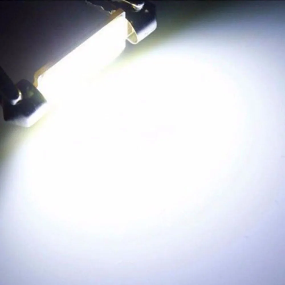

Car LED 1x Festoon 36mm 39mm 41mm Car COB LED Bulb White Color Car Dome Reading Map Light Auto Interior Lamp DC12V