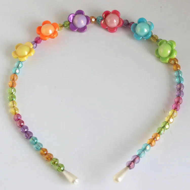 Женские Классические Акриловые резинки для волос с цветком шириной 0 8 см