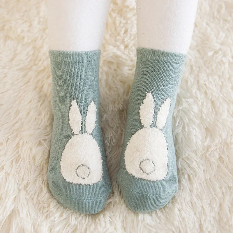 Летние дышащие носки с рисунками животных для мальчиков и девочек спортивные