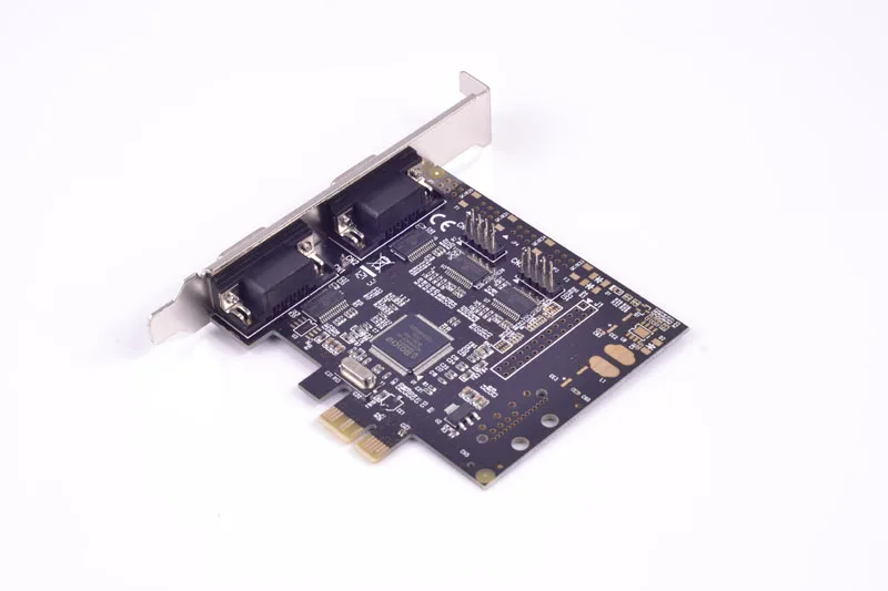 PCI Express к 4 портам последовательная карта RS232 COM DB9 Pin чипсет для MosChip MCS9904|rs232 card| |