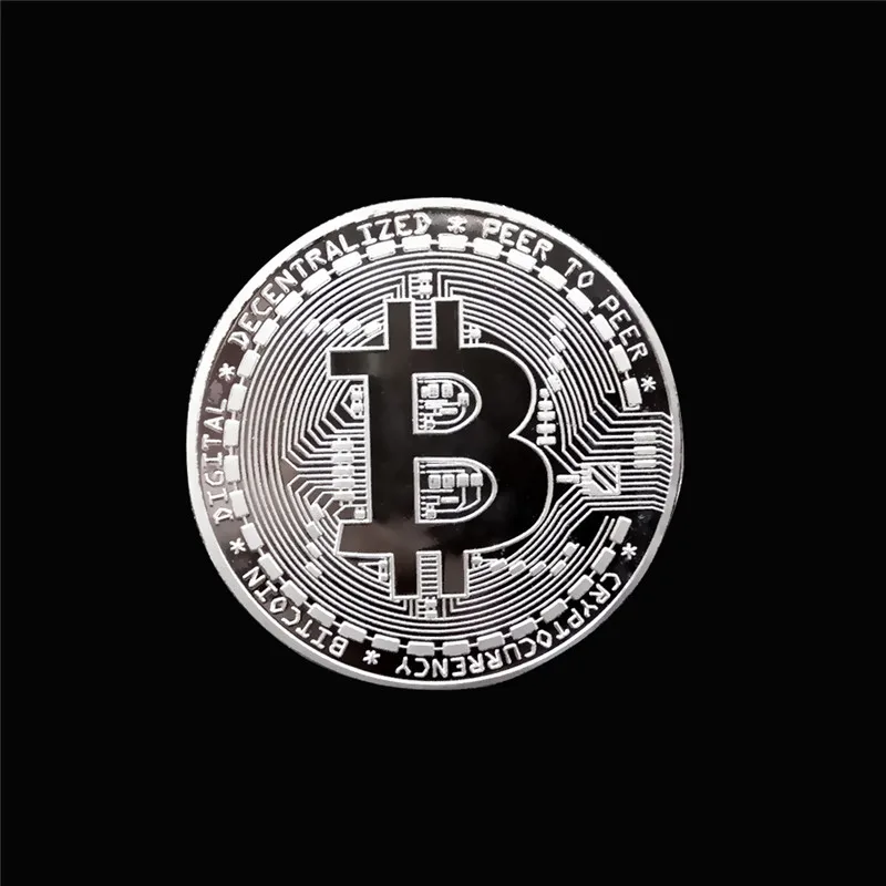 Биткоин памятная монета позолоченная Биткоин монета Коллекционная Биткоин искусство коллекция подарок цифровая валюта Бизнес подарки