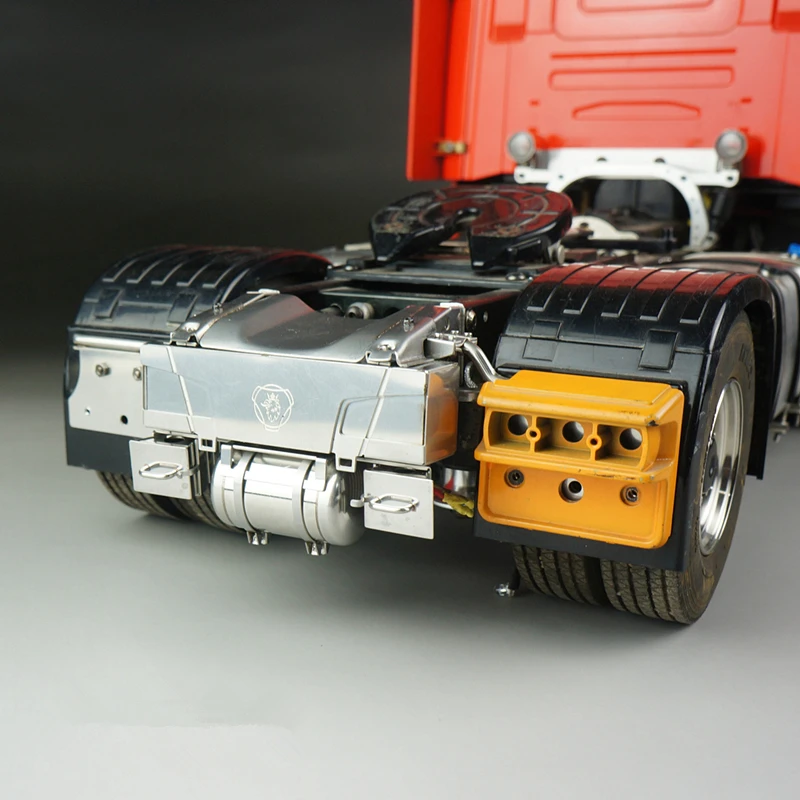 Задний бампер для грузовика Tamiya комплекты выхлопных газов и слайдеров 1/14 rc