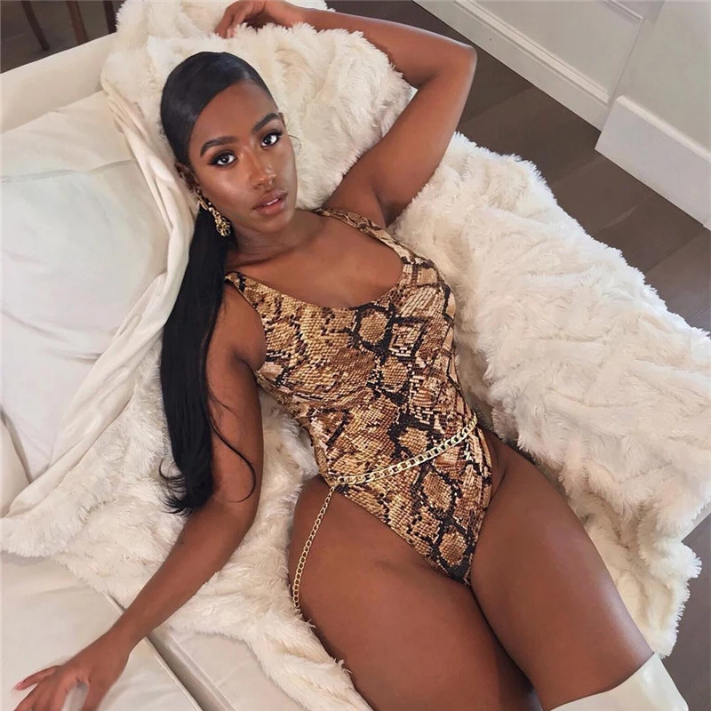 Ариэль Сары 2019 цельный купальник женский с тигровыми полосками боди кусок