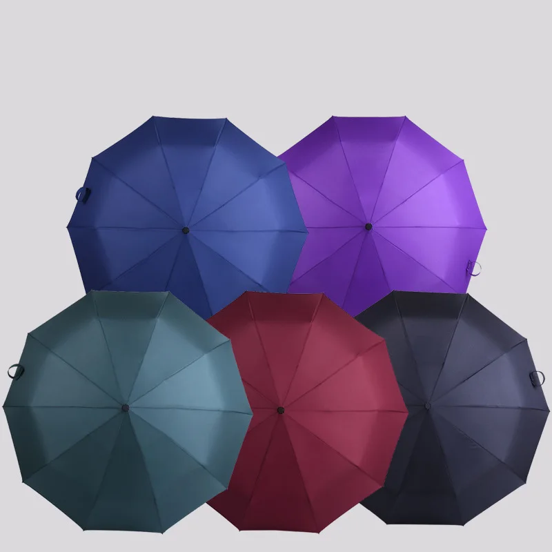 Wind Resistant Folding Automatic Umbrella Rain Women Auto Big Windproof Umbrellas For Men Business affairs large | Дом и сад