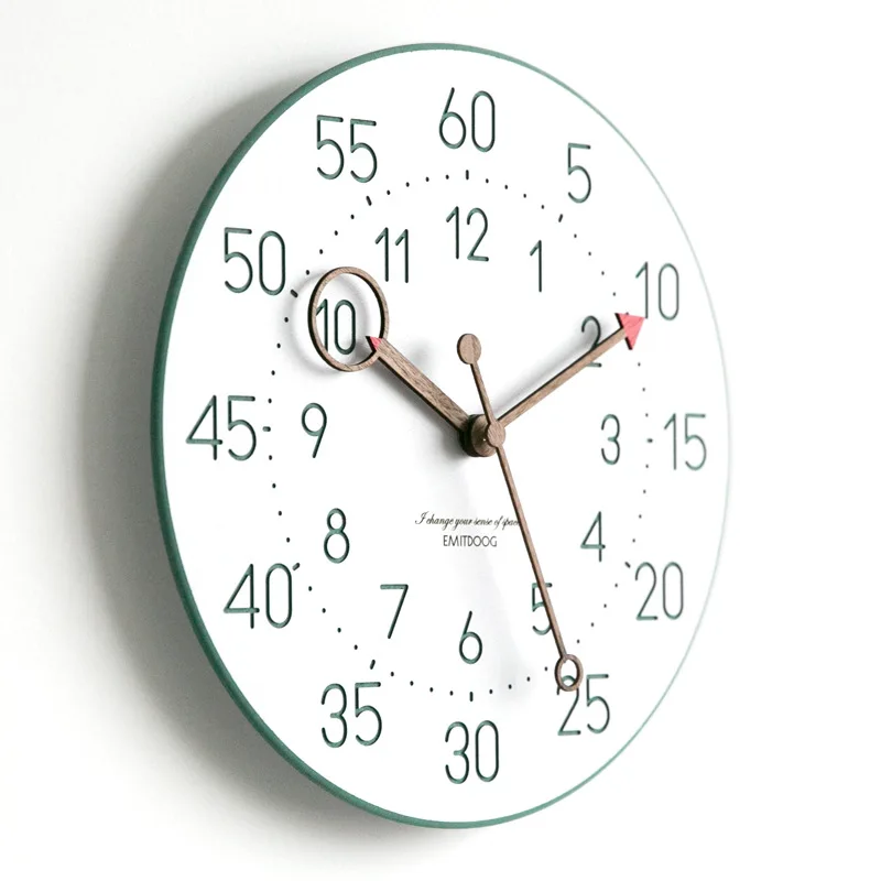 Северные часы для гостиной модные настенные современный дизайн минималистичные