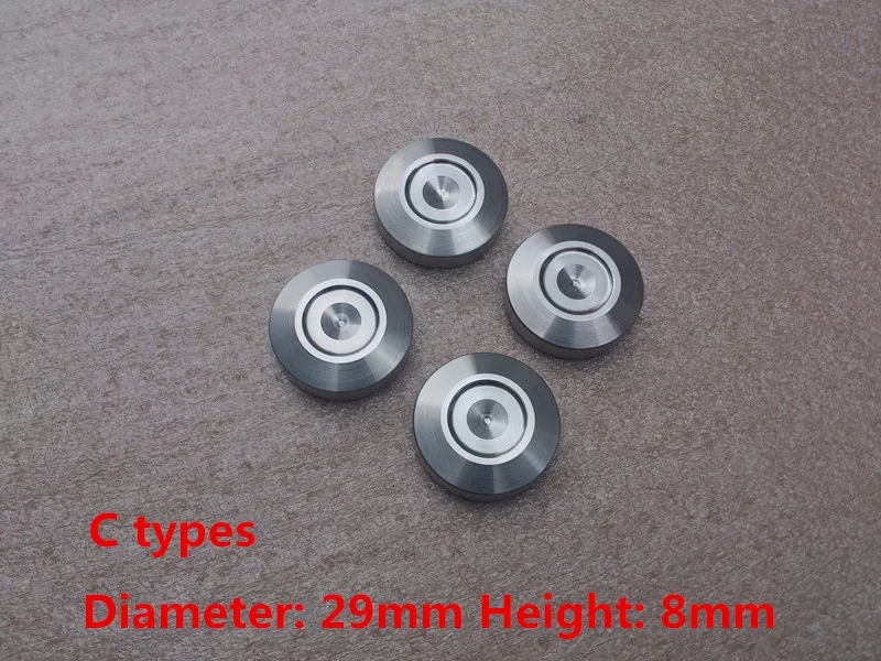 

Amplifier chassis accessories 304 Shock absorbers Aluminum machine foot Diameter 49mm / 39mm / 29mm