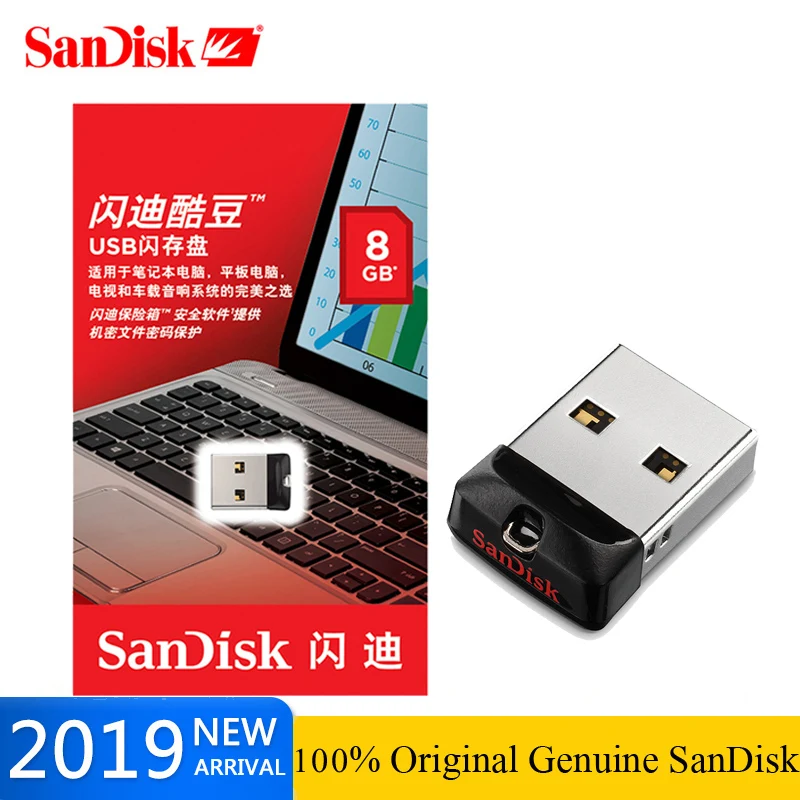 SanDisk unidad Flash USB Cruzer Blade U 8 ГБ 16 32 64 Гб 128 Mini pluma unidades 2 0 флеш-накопитель SDCZ50 | Компьютеры