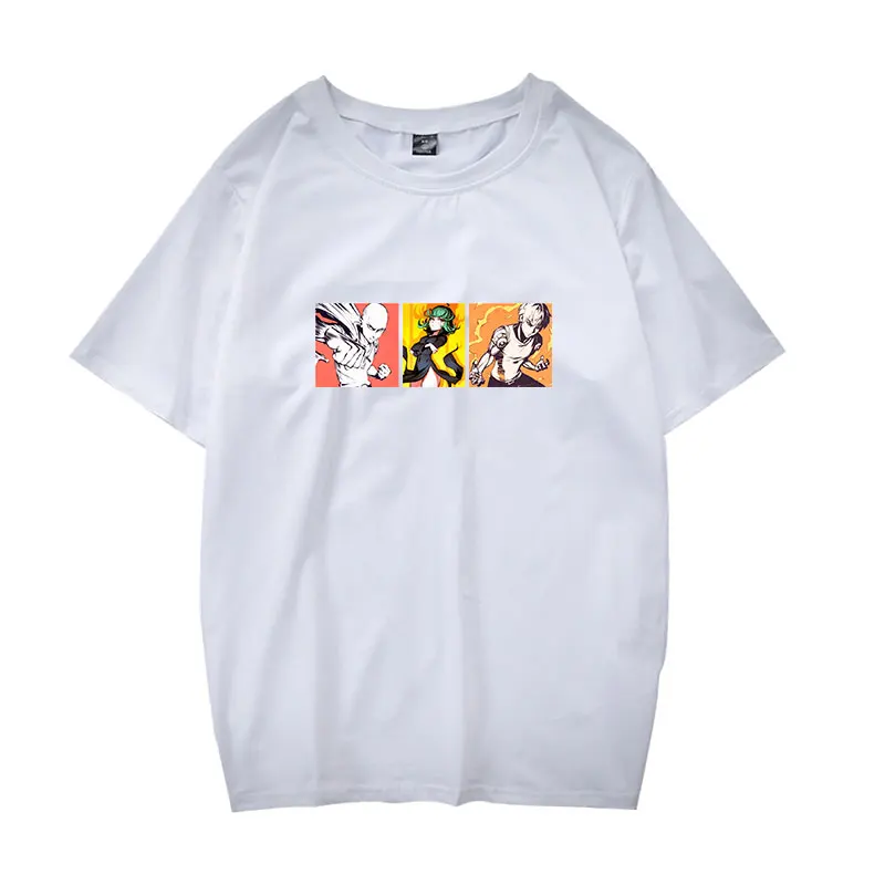 

summer anime cartoon One Punch Man funny t-shirts hip hop couple men women t shirts casual tee shirt short sleeve t-shirt tops