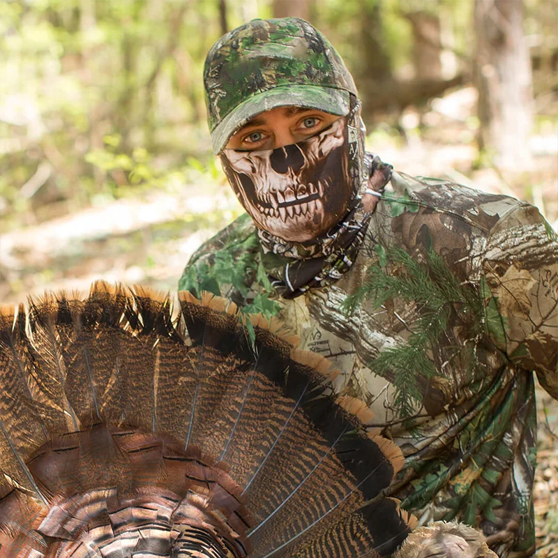 3D тактическая охотничья бандана зимняя Лыжная маска для шеи военный головной