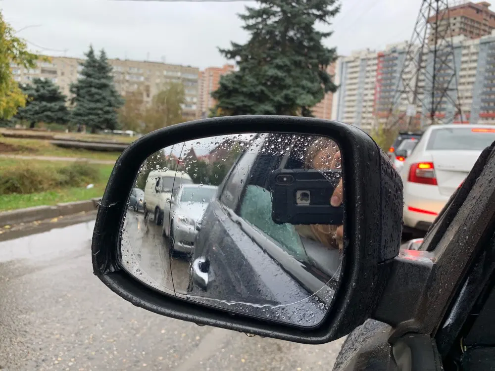 Автомобиль мотоцикл зеркало заднего вида зеркальная защитная пленка анти-туман