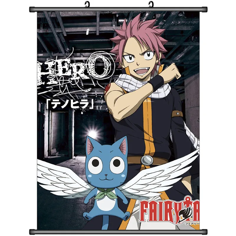 Японские декоративные картины аниме Фея хвост серый Fullbuster &amp Natsu Dragneel Heart filia